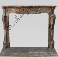 Indoor freestanding used classical style natural stone decoration fireplace mantel